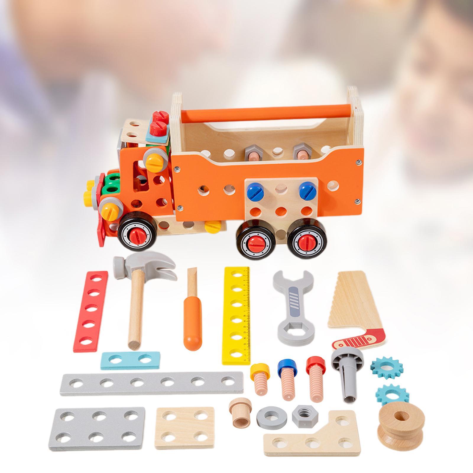 Gardening Tools For 3 Year Old - Wooden Building Set Christmas Gifts Creative
