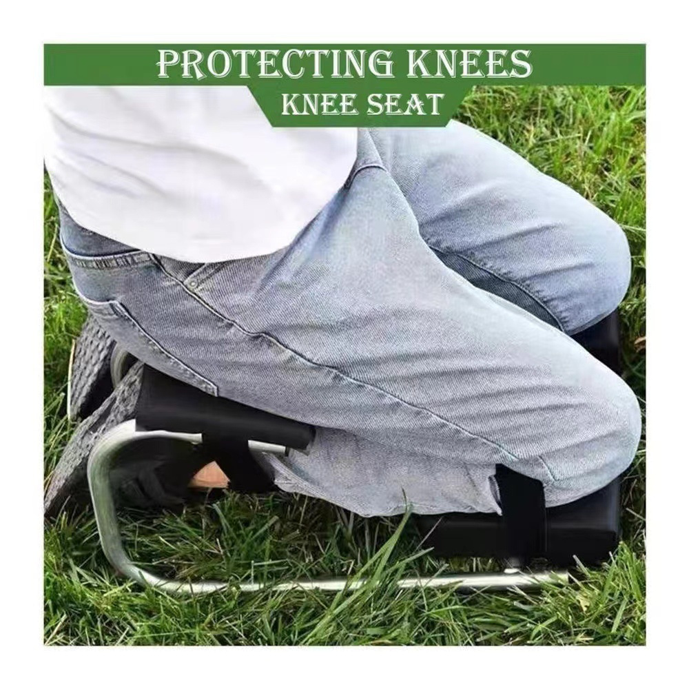 Garden Kneeling Pad - Movable Garden Kneeling Stool Pull Garlic