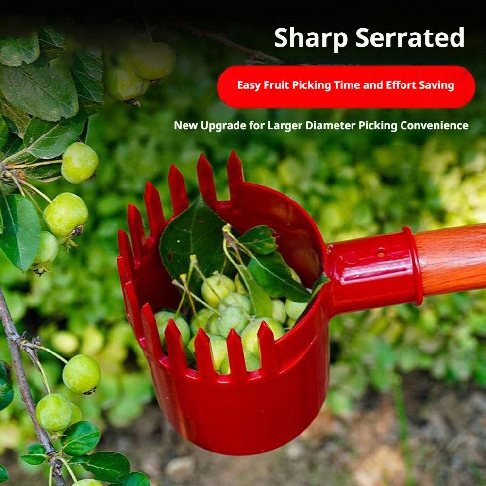 Gardening Tools Rack - Fruit Picker Tool Portable Basket Head