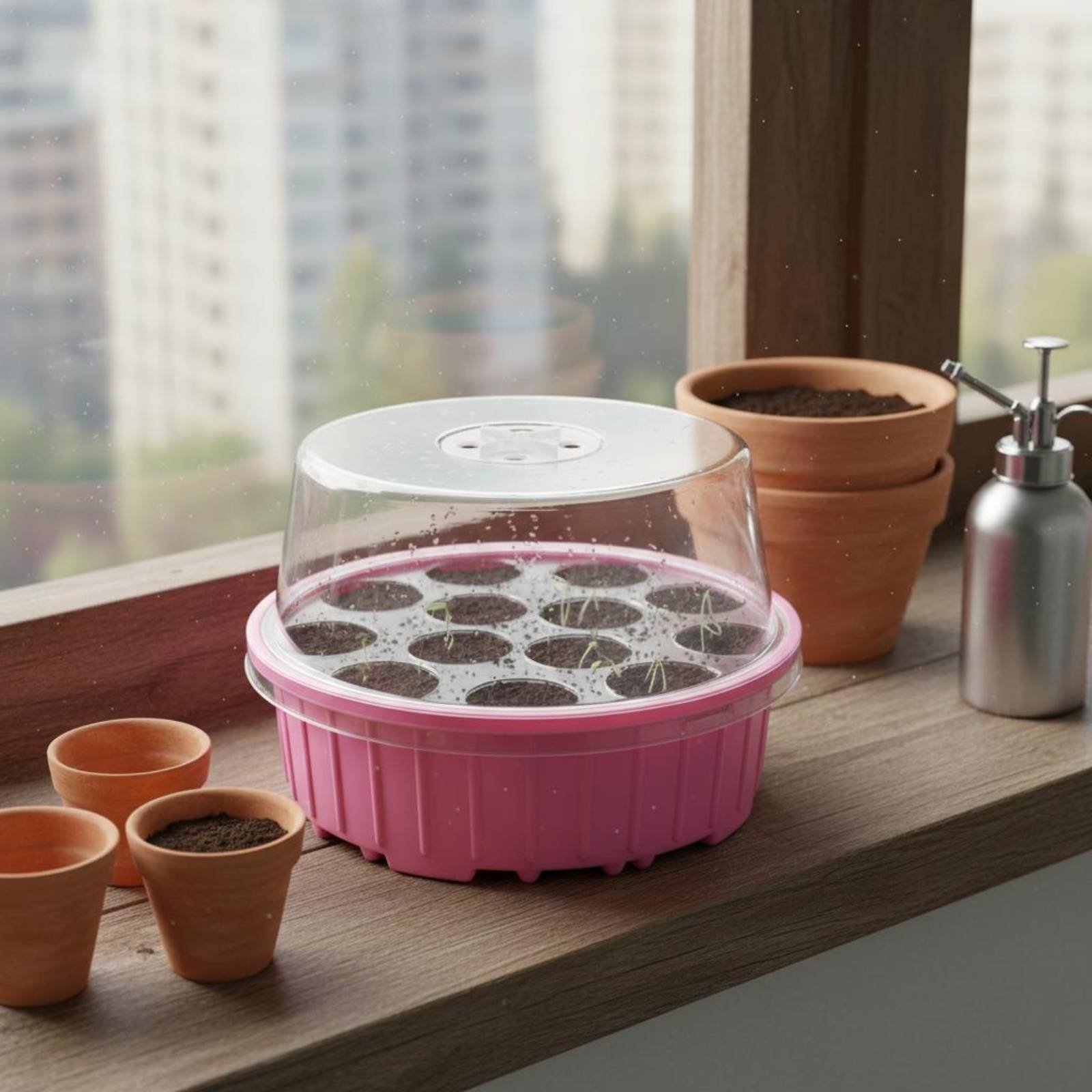 3 Pieces 13-Hole Seed Tray Moi - Propagation Tray Dome review and price