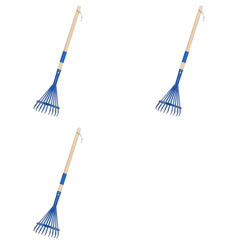 JHD 3X Children's Rake With Ha - Gardening Tools For 3 Year Old review and price