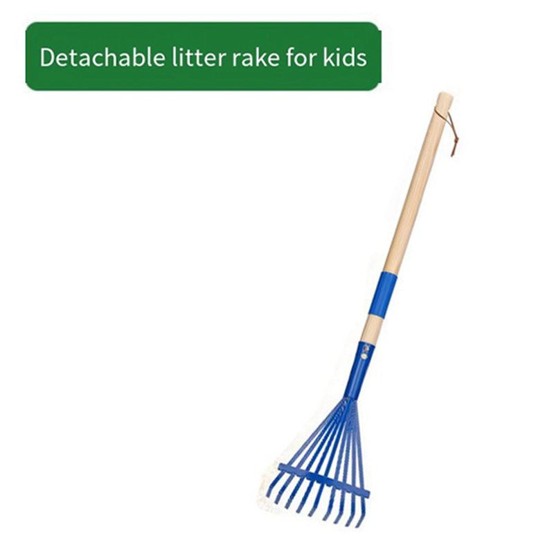 JHD 3X Children's Rake With Ha - Gardening Tools For 3 Year Old review and price
