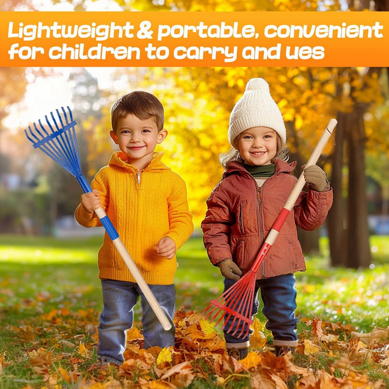 Children'S Rake with Hardwood  - Gardening Tools For 3 Year Old review and price