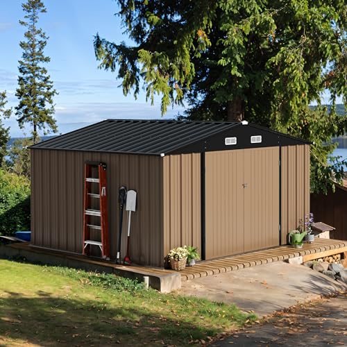 10x10 FT Outdoor Storage Shed, - Gardening Tools In review and price