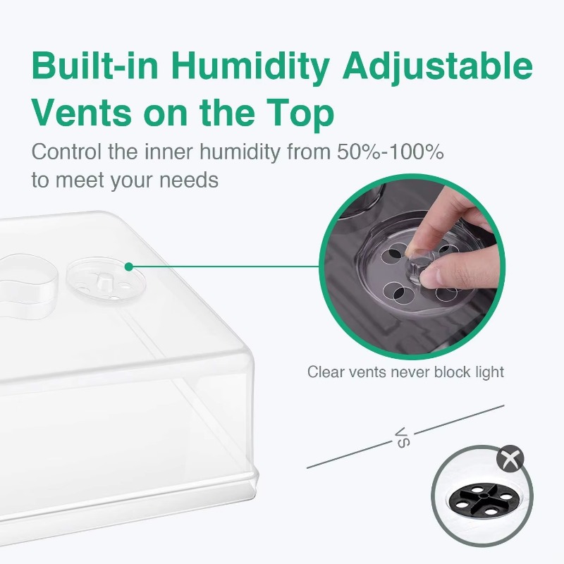 5-Inch plastic humidity dome f - Propagation Tray Dome review and price