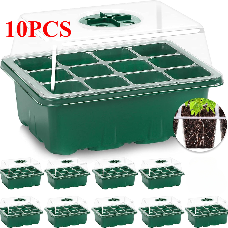 10PCS Seedling Trays Seed Star - Propagation Tray Dome review and price