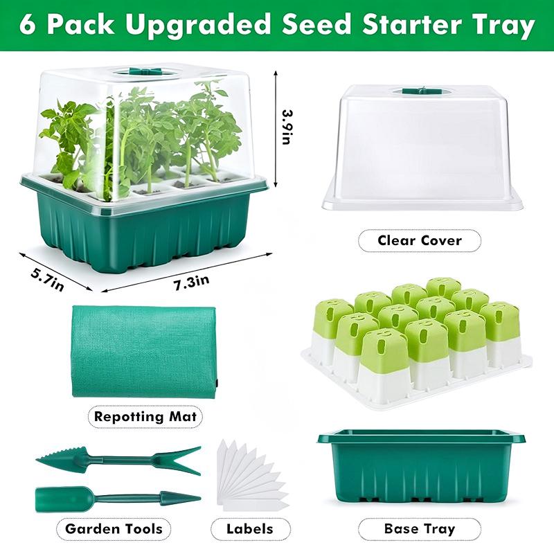 1Set Seed Starter Tray Mini Gr - Propagation Tray Dome review and price
