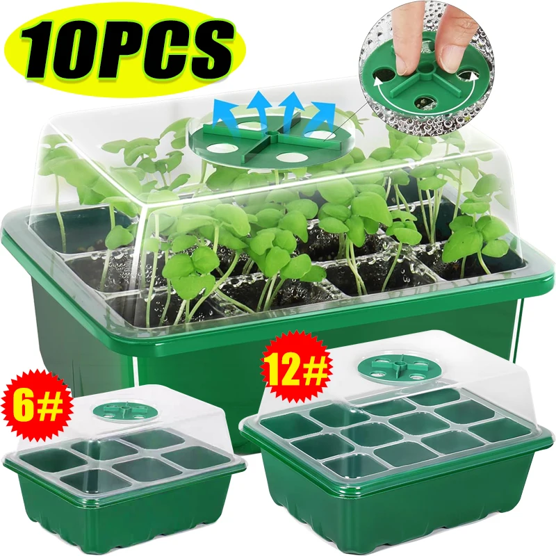 6/12 Grids Growing Starting Nu - Propagation Tray Dome review and price