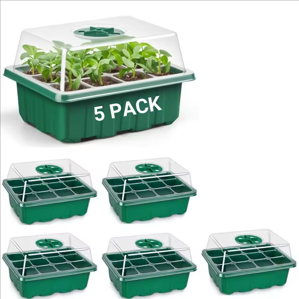 10pcs/5pcs Seedling Trays Seed - Propagation Tray Dome review and price