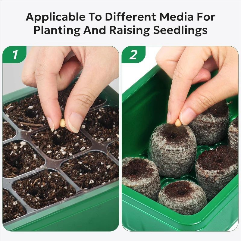 10pcs/5pcs Seedling Trays Seed - Propagation Tray Dome review and price