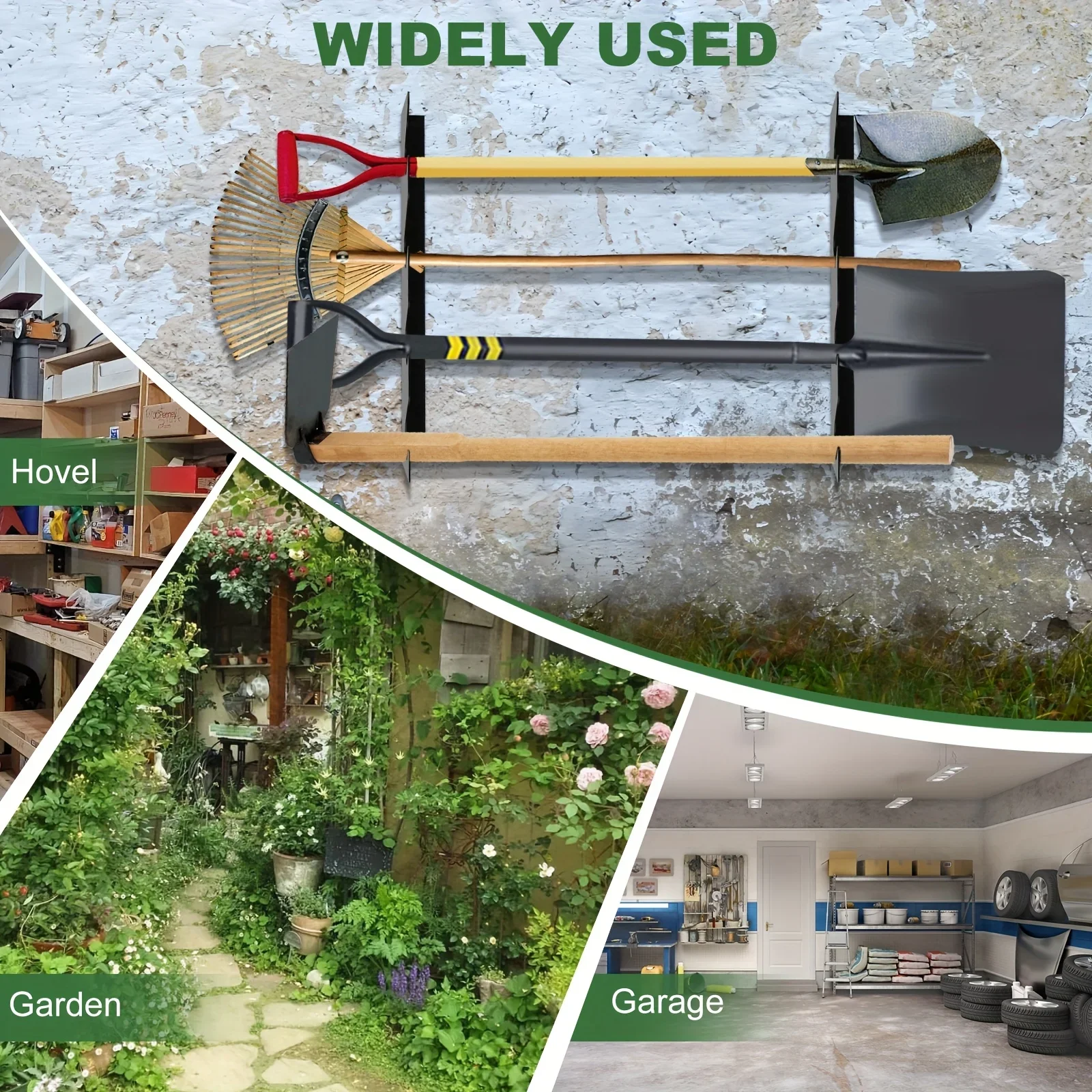 Heavy Duty Metal Garden Tool H - Gardening Tools Rack review and price