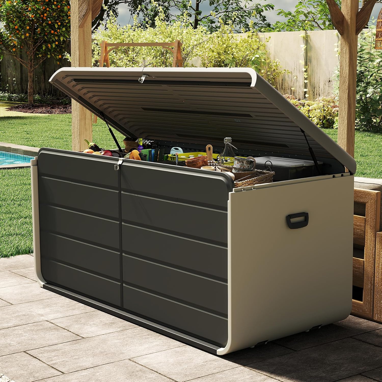 Indoor Outdoor Storage Box 200 - Gardening Tools Rack review and price