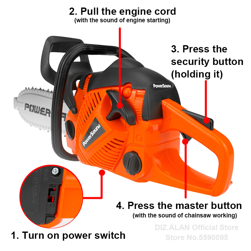 Electric Toy Chainsaw Kids Toy - Gardening Tools For 8 Year Olds review and price