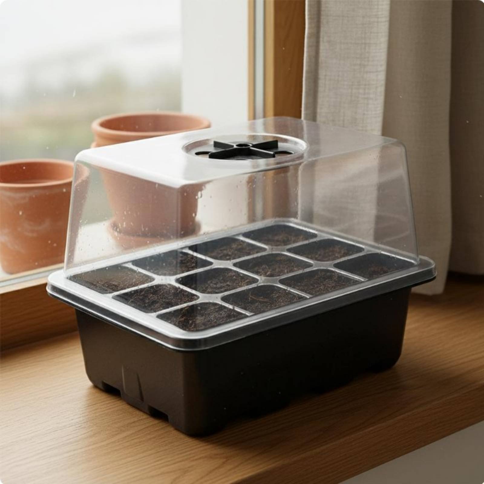 12 Compartment Seed Starting T - Propagation Tray Dome review and price