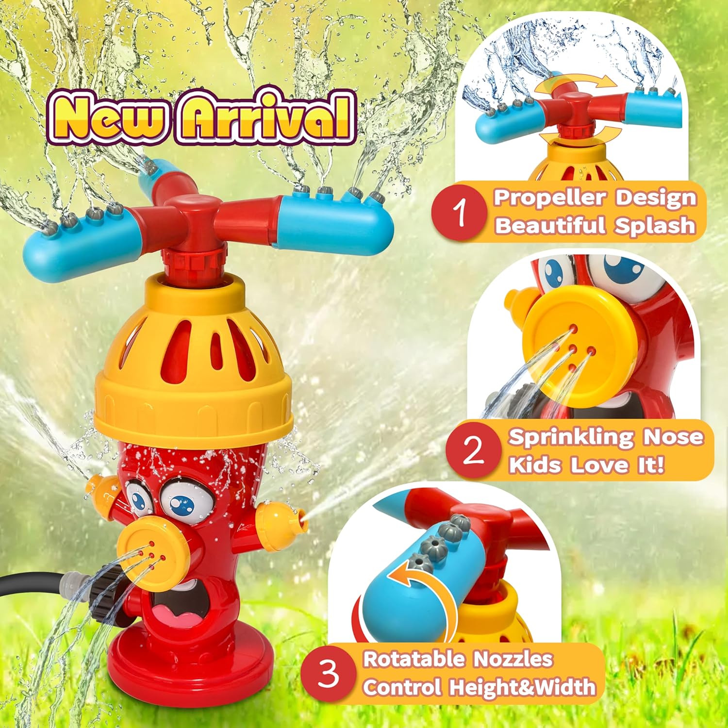Water Spray Toy Hydrant Sprink - Gardening Tools For 3 Year Old review and price