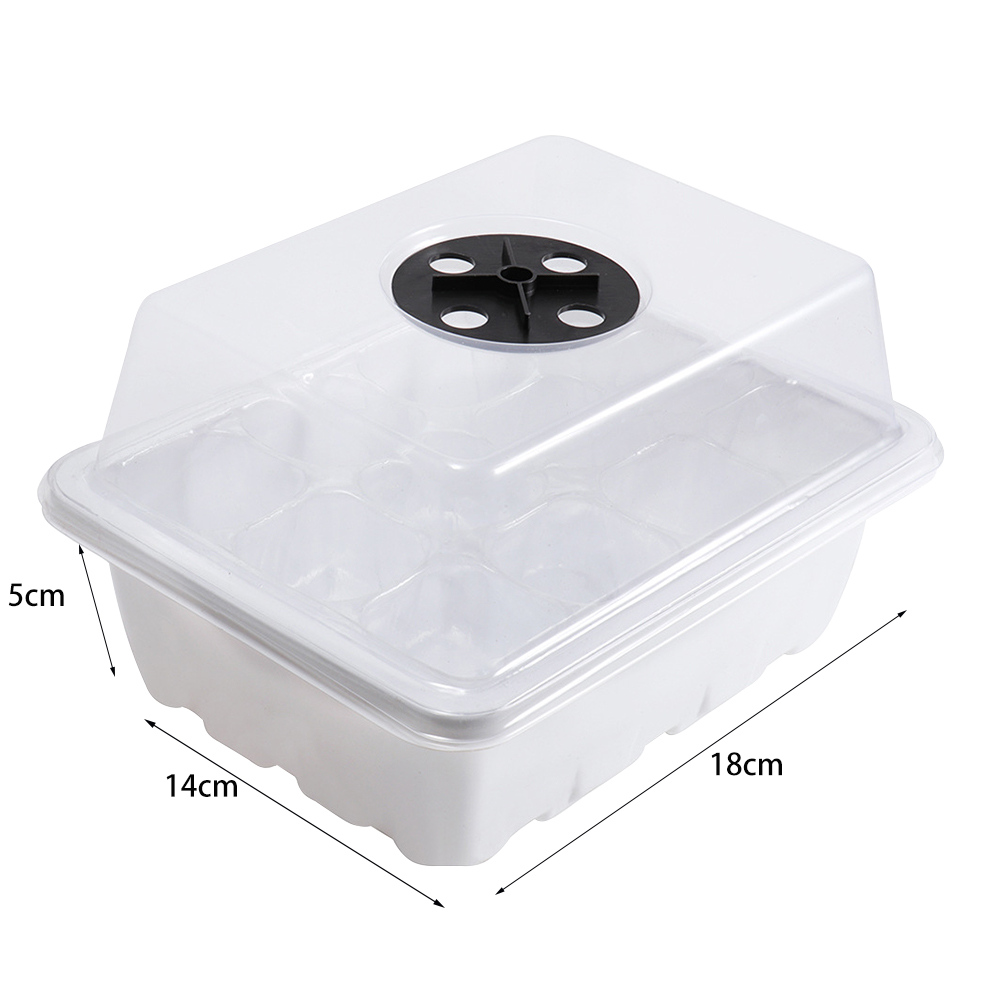 12 Holes Seed Starter Tray wit - Propagation Tray Dome review and price