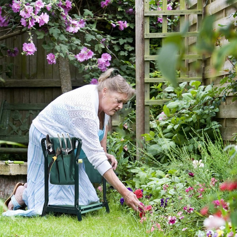Garden Kneeler Folding Garden  - Garden Kneeling Pad review and price