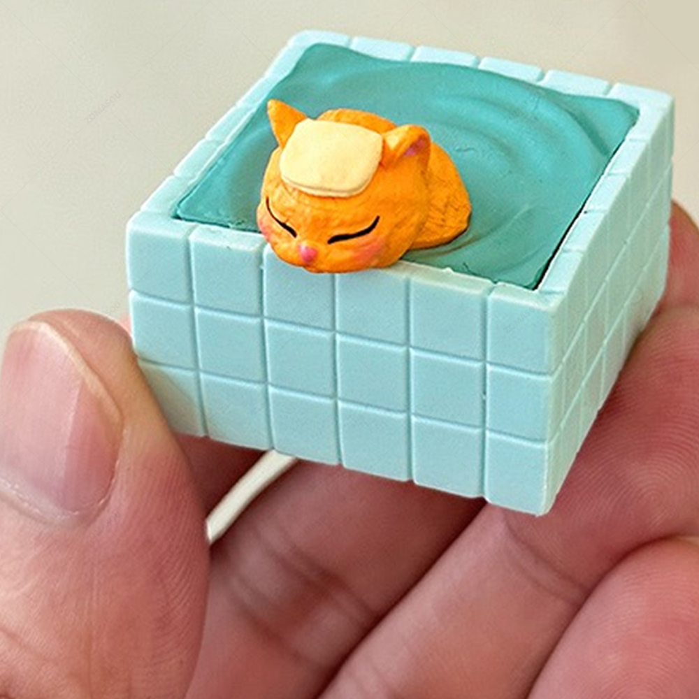 Mini Shower Cat Ornament Minia - Gardening Tools For 3 Year Old review and price