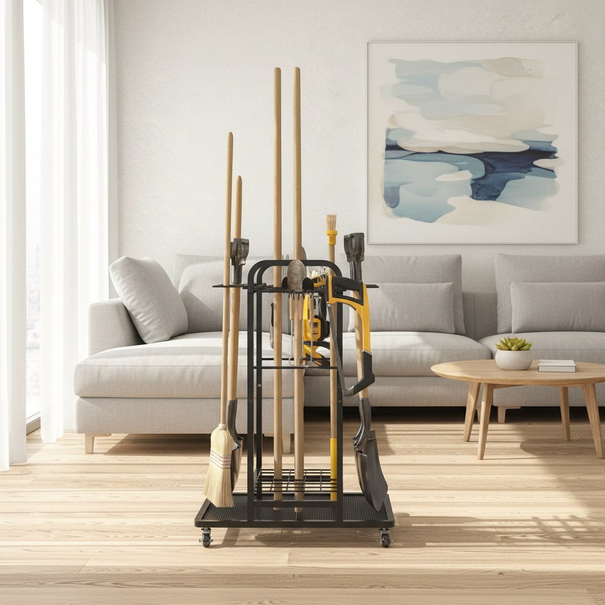 Heavy Duty Garden Tool Cart 3  - Gardening Tools Rack review and price