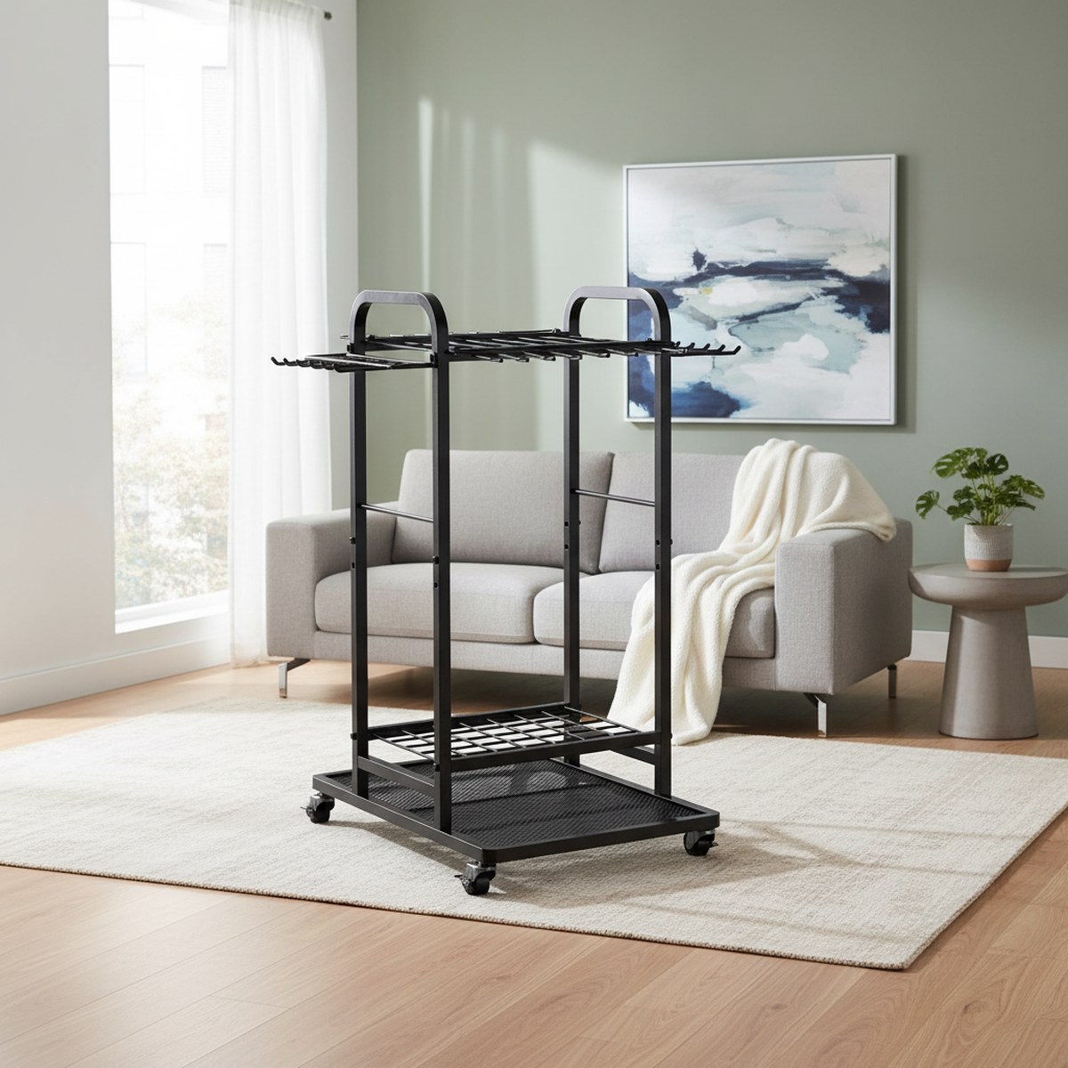 Heavy Duty Garden Tool Cart 3  - Gardening Tools Rack review and price