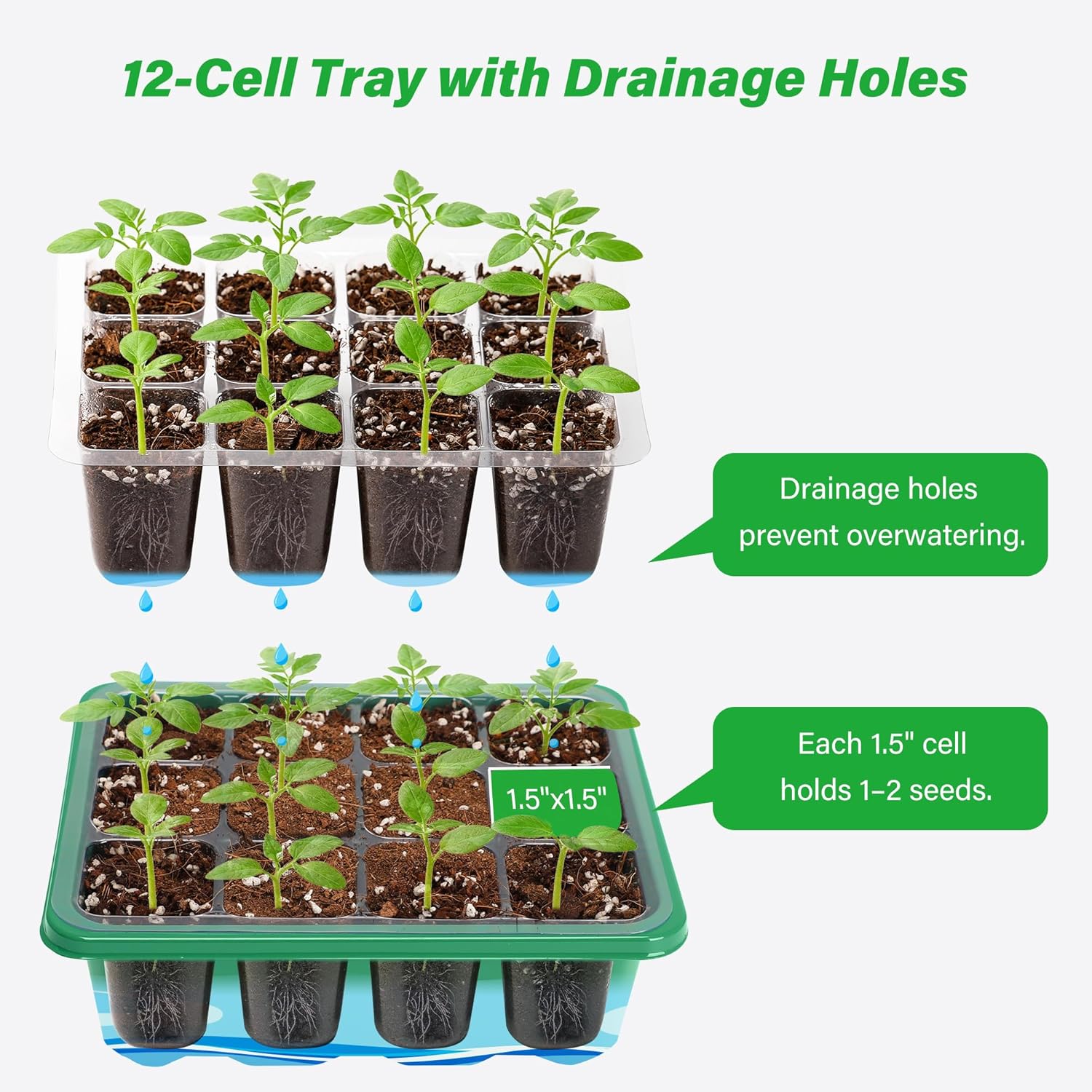 Growing Starting Nursery Trays - Propagation Tray Dome review and price